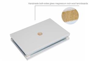 Käsintehdyt molemmin puolin lasi-magnesium-kivivilla-laminaatit